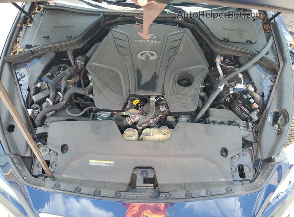 JN1EV7BP7MM707253 2021 INFINITI Q50 Синий Вид задней части салона