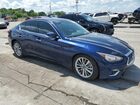 2021 Infiniti Q50 Luxe Синий vin: JN1EV7BP7MM707253