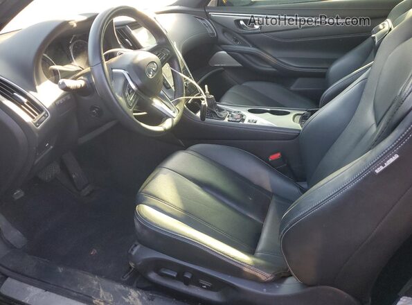 JN1EV7EK0HM364159 2017 INFINITI Q60 Черный Вид салона спереди