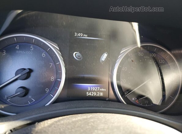 JN1EV7EK0HM364159 2017 INFINITI Q60 Черный Вид щитка приборов
