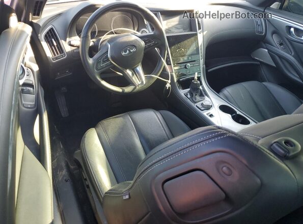 JN1EV7EK0HM364159 2017 INFINITI Q60 Черный Вид панели приборов