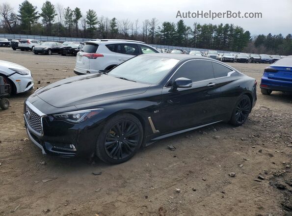 JN1EV7EL0HM552012 2017 INFINITI Q60 Black Przód lewy