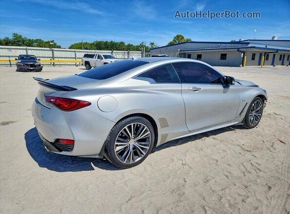 JN1EV7EL7HM552458 2017 INFINITI Q60 Серебряный Задняя правая четверть