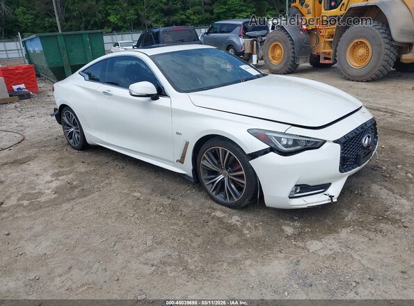 JN1EV7EL8HM552467 2017 INFINITI Q60 Белый Передняя правая четверть