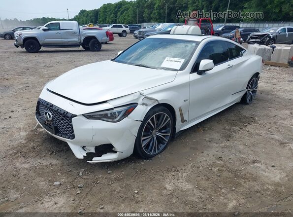 JN1EV7EL8HM552467 2017 INFINITI Q60 Белый Передняя левая четверть