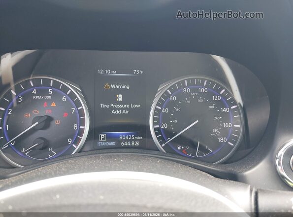 JN1EV7EL8HM552467 2017 INFINITI Q60 Белый Вид задних сидений