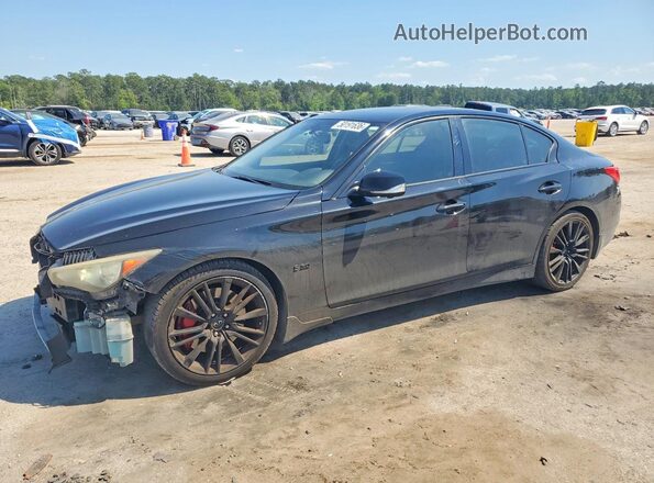 JN1FV7AP0HM850136 2017 INFINITI Q50 Black Передня ліва чверть