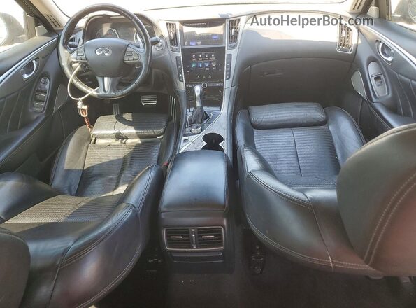 JN1FV7AP0HM850136 2017 INFINITI Q50 Black Вид панелі приладів