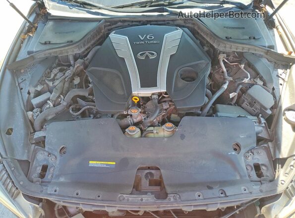 JN1FV7AP0HM850136 2017 INFINITI Q50 Black Вид задньої частини салону