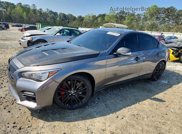 JN1FV7AP0HM850539 2017 INFINITI Q50 Gray Vista tres cuartos delantera izquierda