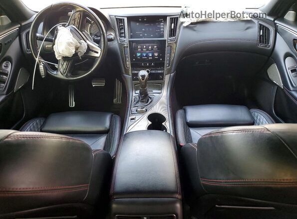 JN1FV7AP3JM460119 2018 INFINITI Q50 Red Dashboard view
