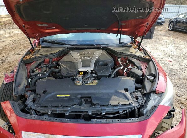 JN1FV7AP3JM460119 2018 INFINITI Q50 Red Rear interior view