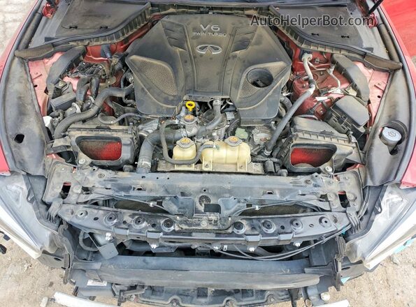 JN1FV7APXKM760984 2019 INFINITI Q50 Red Вид задньої частини салону
