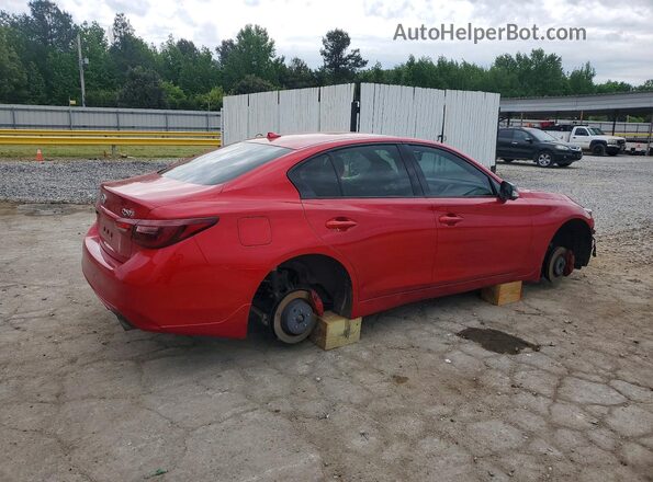 JN1FV7APXKM760984 2019 INFINITI Q50 Red Задня права чверть