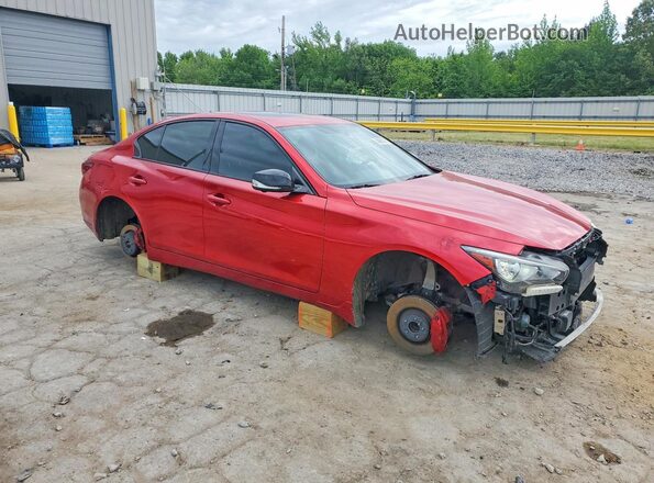 JN1FV7APXKM760984 2019 INFINITI Q50 Red Передня права чверть