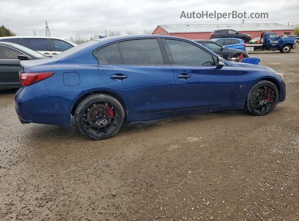 JN1FV7AR8KM801033 2019 INFINITI Q50 Синий Задняя правая четверть