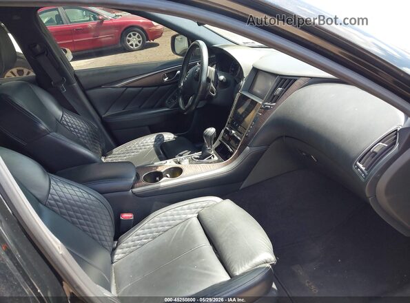 JN1FV7AR9HM870919 2017 INFINITI Q50 Черный Вид салона спереди