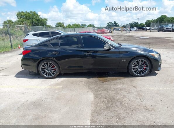 JN1FV7AR9HM870919 2017 INFINITI Q50 Черный Вид задней части салона