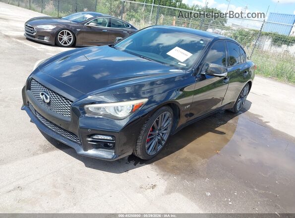 JN1FV7AR9HM870919 2017 INFINITI Q50 Черный Передняя левая четверть