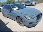 2021 Infiniti Q50 Red Sport 400 Awd Blue vin: JN1FV7DR4MM880117