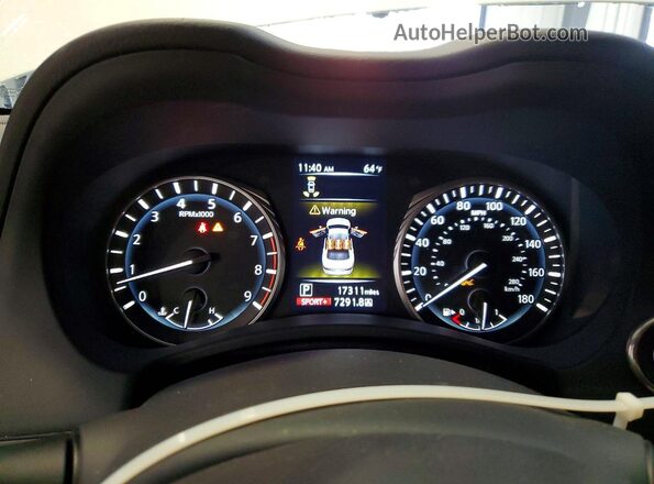 JN1FV7DR6PM590806 2023 INFINITI Q50 Белый Вид щитка приборов
