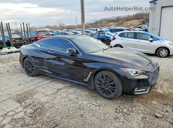 JN1FV7EL1HM701936 2017 INFINITI Q60 Черный Передняя правая четверть