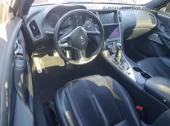 JN1FV7EL1HM701936 2017 INFINITI Q60 Черный Вид панели приборов