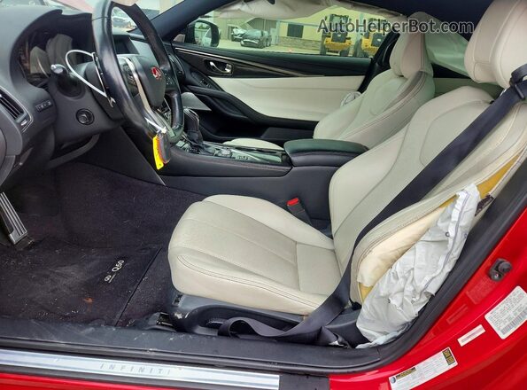 JN1FV7EL9LM460376 2020 INFINITI Q60 Red წინა სალონის ხედი