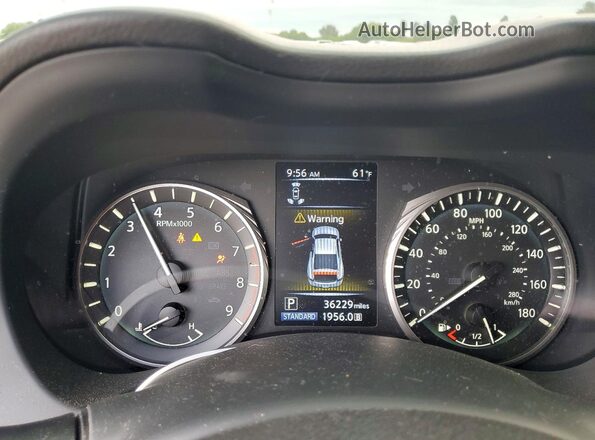 JN1FV7LK4NM660790 2022 INFINITI Q60 Black Widok zestawu wskaźników