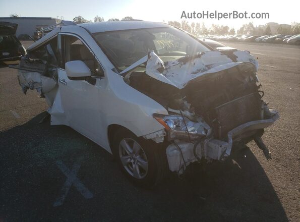 JN8AE2KP2H9165586 2017 NISSAN QUEST White Передня ліва чверть