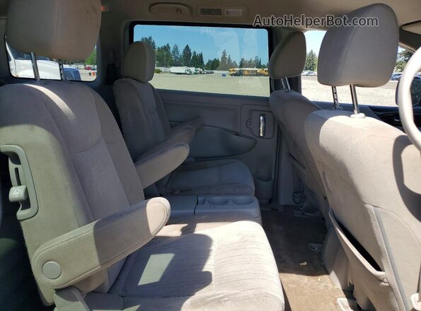 JN8AE2KP6H9166966 2017 NISSAN QUEST Серебряный Вид задней части салона