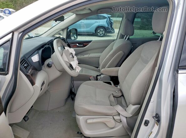 JN8AE2KP9G9150386 2016 NISSAN QUEST Серебряный Вид салона спереди
