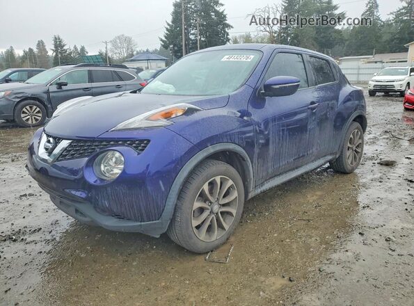 JN8AF5MR3HT703745 2017 NISSAN JUKE Синий Передняя левая четверть