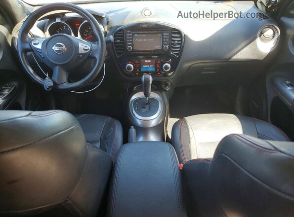 JN8AF5MV3GT651920 2016 NISSAN JUKE Black წინა პანელის ხედი