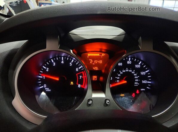 JN8AF5MV9HT750887 2017 NISSAN JUKE White Widok zestawu wskaźników
