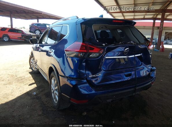 JN8AT2MT0KW502930 2019 NISSAN ROGUE Синий Задняя левая четверть