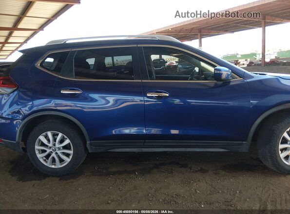 JN8AT2MT0KW502930 2019 NISSAN ROGUE Синий Вид задней части салона
