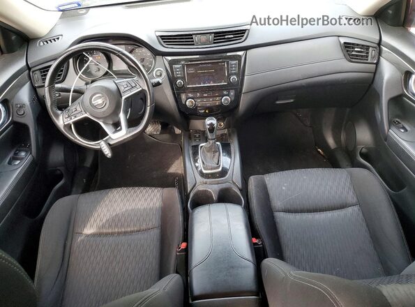 JN8AT2MT1KW265302 2019 NISSAN ROGUE Черный Вид панели приборов