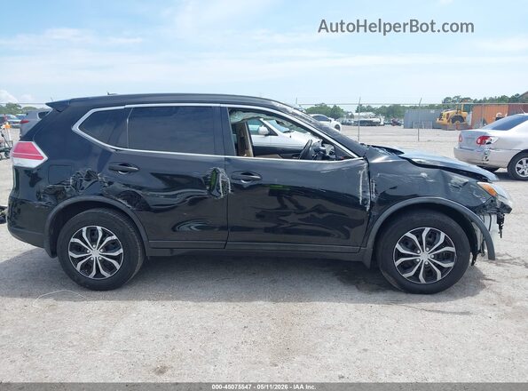 JN8AT2MT2GW009919 2016 NISSAN ROGUE Black უკანა სალონის ხედი