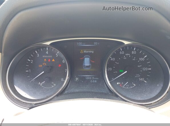 JN8AT2MT2GW009919 2016 NISSAN ROGUE Black უკანა სავარძლების ხედი