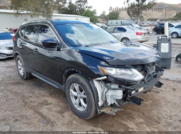 JN8AT2MT2HW137708 2017 NISSAN ROGUE Черный Передняя правая четверть