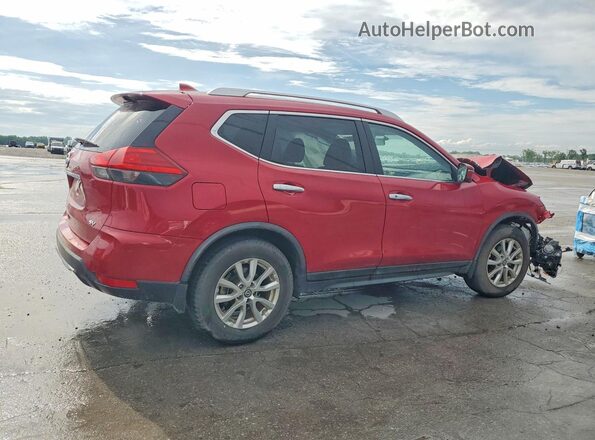 JN8AT2MT3HW136941 2017 NISSAN ROGUE Red უკანა მარჯვენა