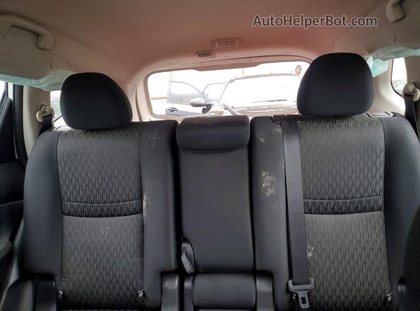JN8AT2MT4LW033651 2020 NISSAN ROGUE White Widok tylnych siedzeń