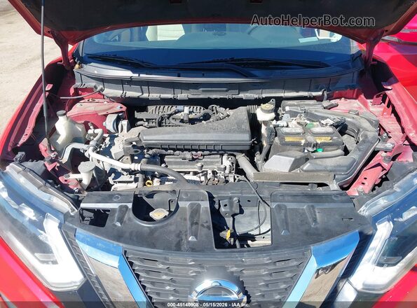 JN8AT2MT7HW383766 2017 NISSAN ROGUE Red უკანა ხედი