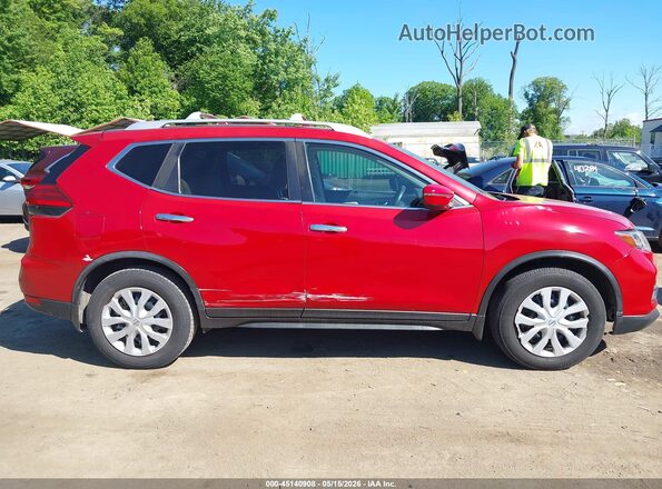 JN8AT2MT7HW383766 2017 NISSAN ROGUE Red სალონის 360-გრადუსიანი ხედი