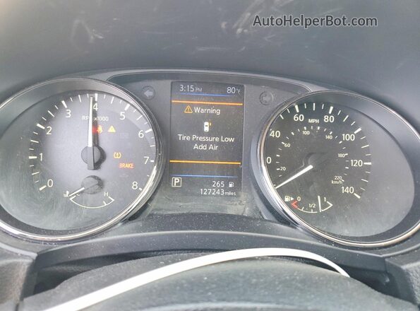 JN8AT2MT7JW458388 2018 NISSAN ROGUE Gray ხელსაწყოთა პანელის ხედი