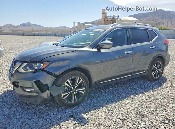 JN8AT2MT7JW458388 2018 NISSAN ROGUE Gray წინა მარცხენა ხედი სამი მეოთხედიდან