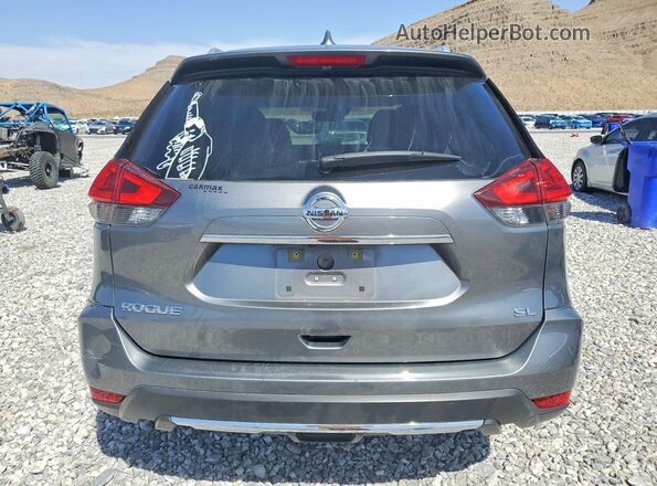 JN8AT2MT7JW458388 2018 NISSAN ROGUE Gray უკანა ხედი