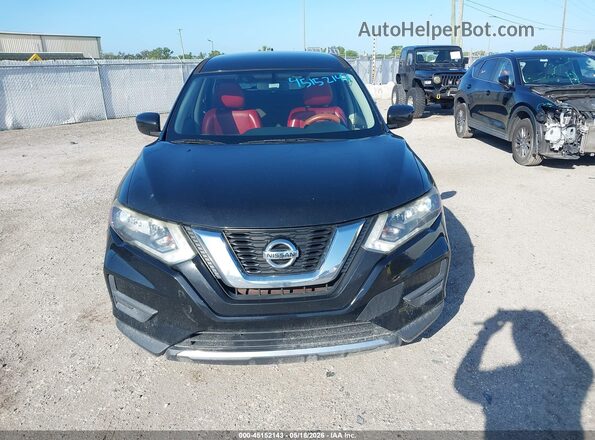 JN8AT2MTXHW139237 2017 NISSAN ROGUE Black ხელსაწყოთა პანელის ხედი