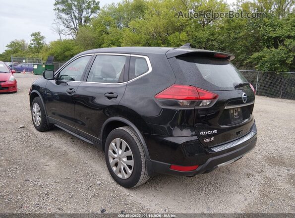 JN8AT2MV2HW276013 2017 NISSAN ROGUE Черный Задняя левая четверть